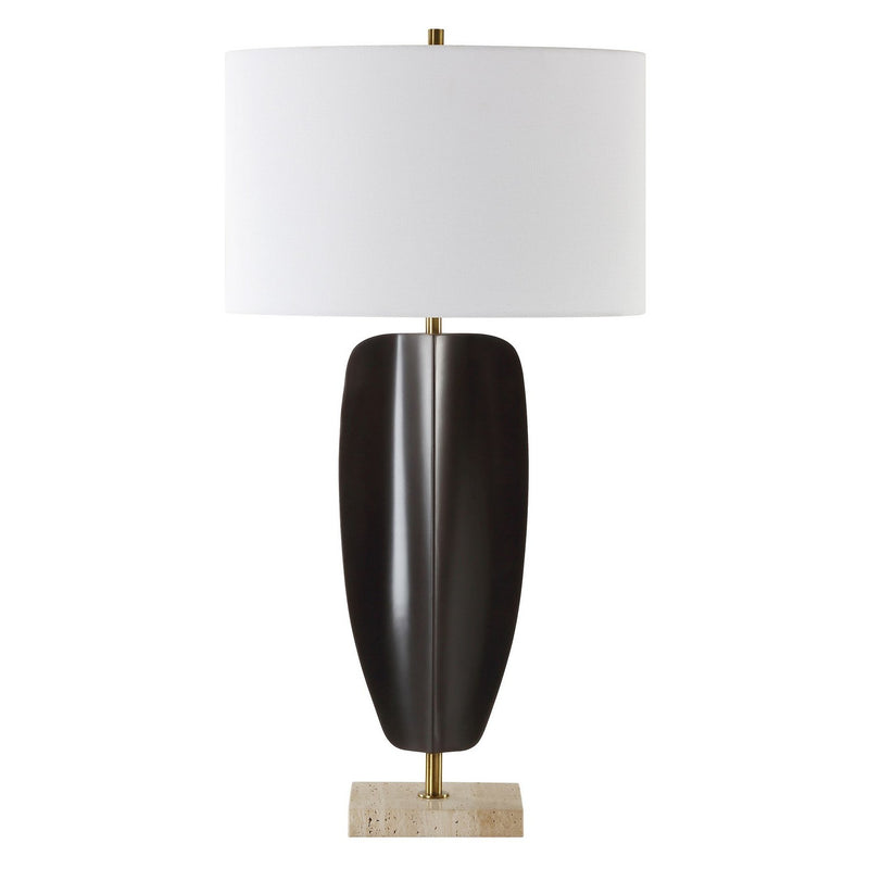 Uttermost 30384 One Light Table Lamp, Brass