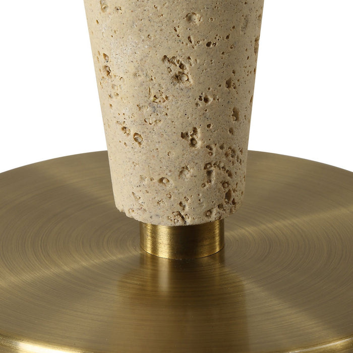 Uttermost 30385 One Light Table Lamp, Antique Brass