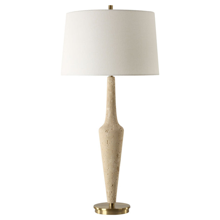Uttermost 30385 One Light Table Lamp, Antique Brass