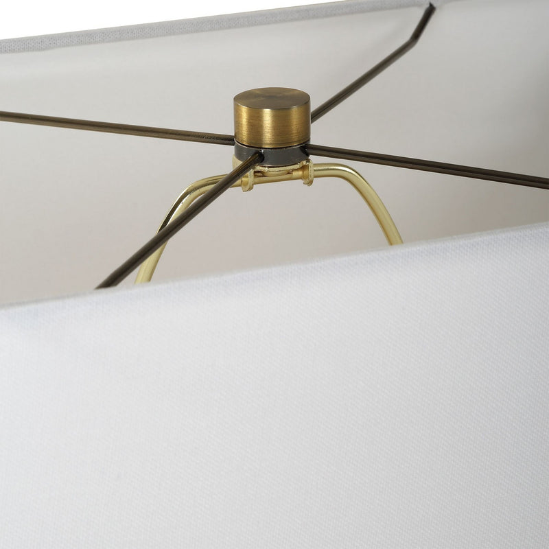 Uttermost 30386-1 One Light Table Lamp, Antique Brass