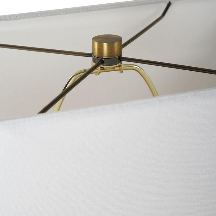 Uttermost 30386-1 One Light Table Lamp, Antique Brass
