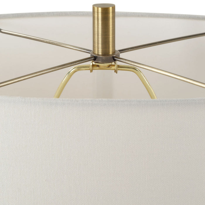 Uttermost 30387 One Light Table Lamp, Antique Brass