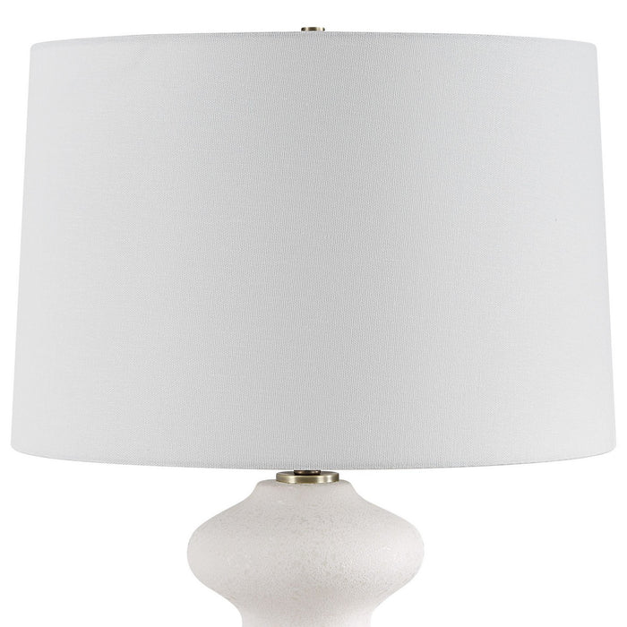 Uttermost 30389-1 One Light Table Lamp, Brushed Antique Brass