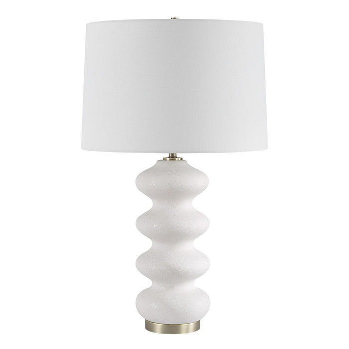 Uttermost 30389-1 One Light Table Lamp, Brushed Antique Brass