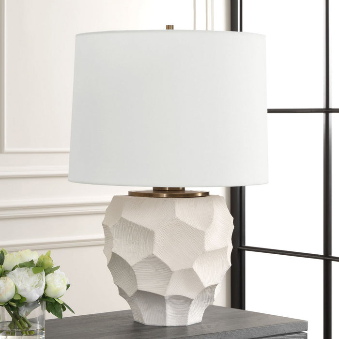 Uttermost 30392-1 One Light Table Lamp, Antique Brass
