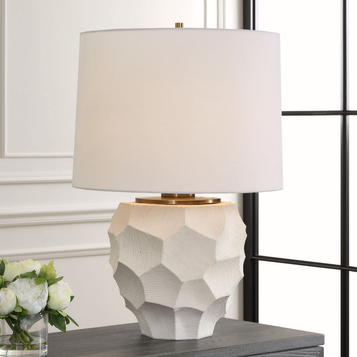 Uttermost 30392-1 One Light Table Lamp, Antique Brass
