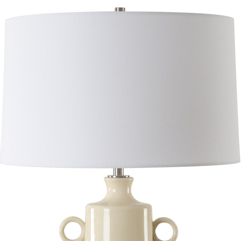 Uttermost 30397 One Light Table Lamp, Brushed Nickel
