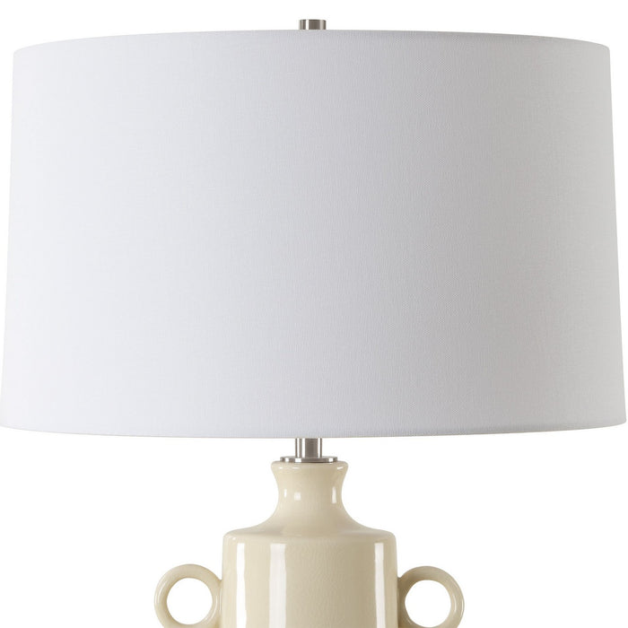 Uttermost 30397 One Light Table Lamp, Brushed Nickel