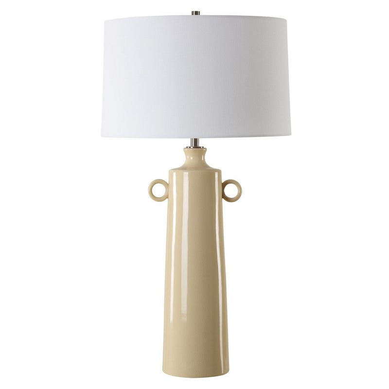 Uttermost 30397 One Light Table Lamp, Brushed Nickel