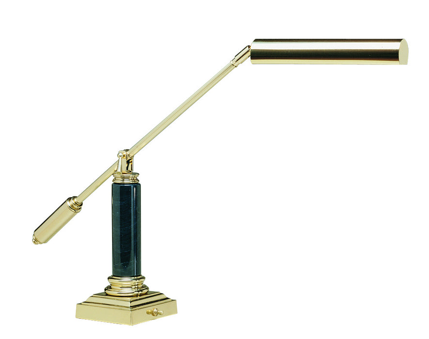 House of Troy P10-191-61M One Light Piano/Desk Lamp, Polished Brass