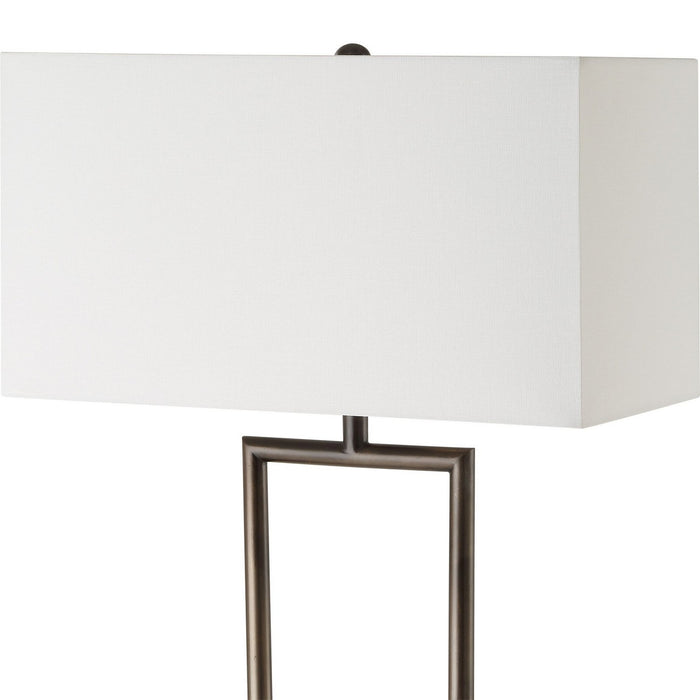 Uttermost 30399 One Light Floor Lamp, Dark Bronze