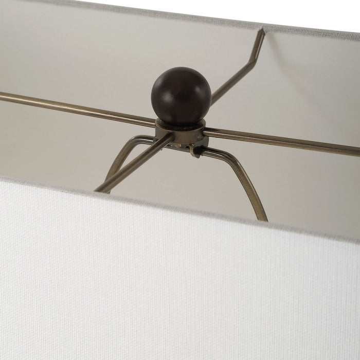 Uttermost 30399 One Light Floor Lamp, Dark Bronze