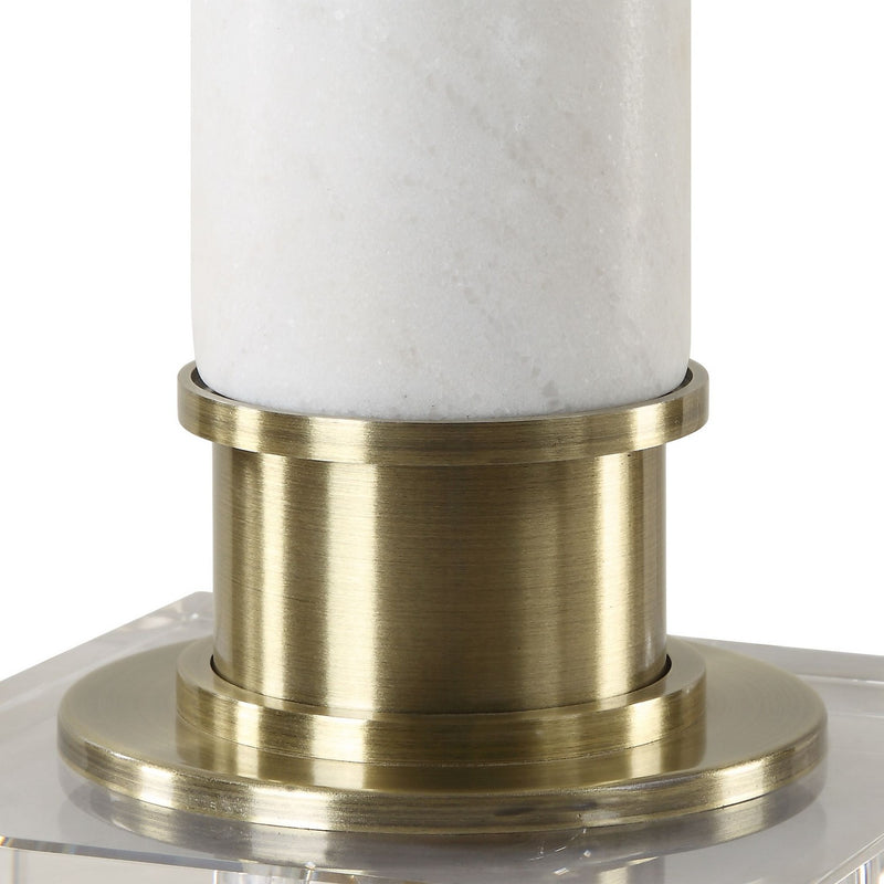 Uttermost 30401-1 One Light Table Lamp, Antique Brass