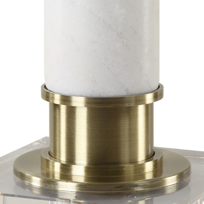 Uttermost 30401-1 One Light Table Lamp, Antique Brass