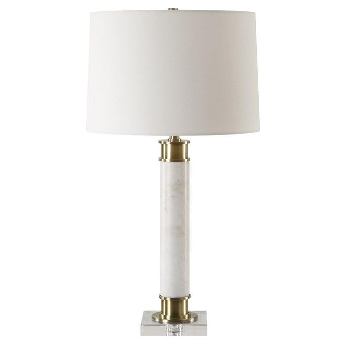 Uttermost 30401-1 One Light Table Lamp, Antique Brass