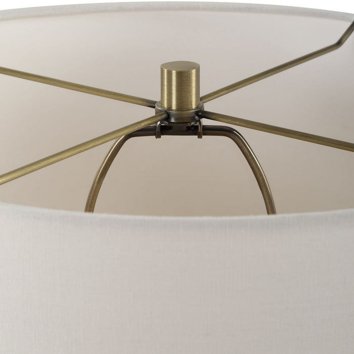 Uttermost 30403 One Light Table Lamp, Antique Brass