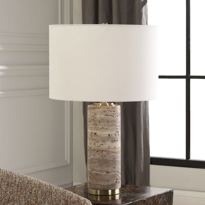 Uttermost 30403 One Light Table Lamp, Antique Brass