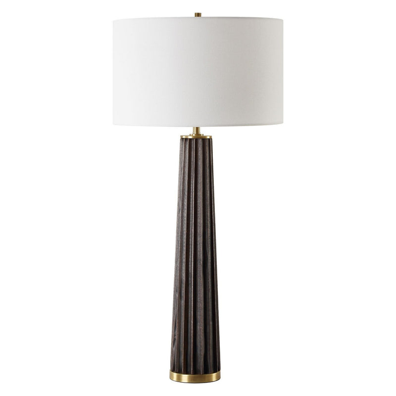Uttermost 30404-1 Table Lamp, Antique Brass