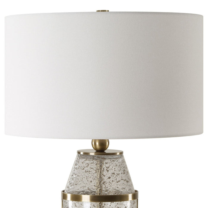 Uttermost 30405 One Light Table Lamp, Antique Brass