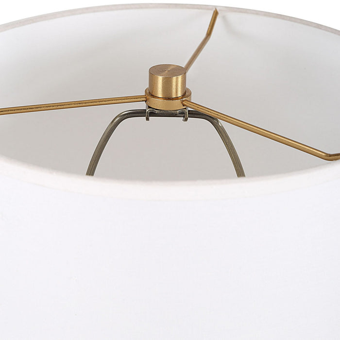 Uttermost 30406-1 One Light Buffet Lamp, Brass