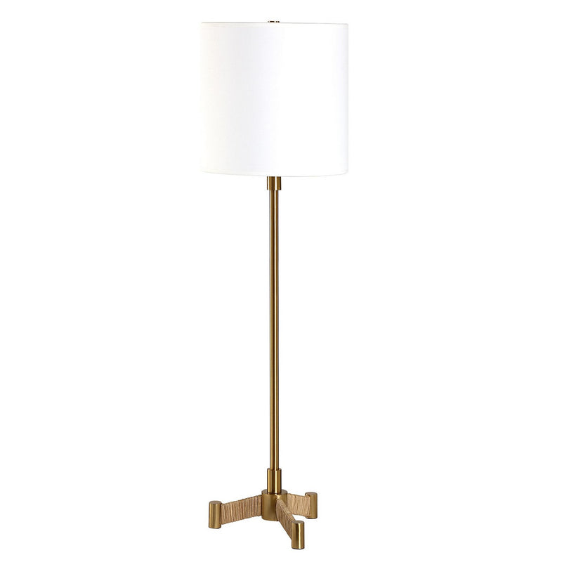 Uttermost 30406-1 One Light Buffet Lamp, Brass