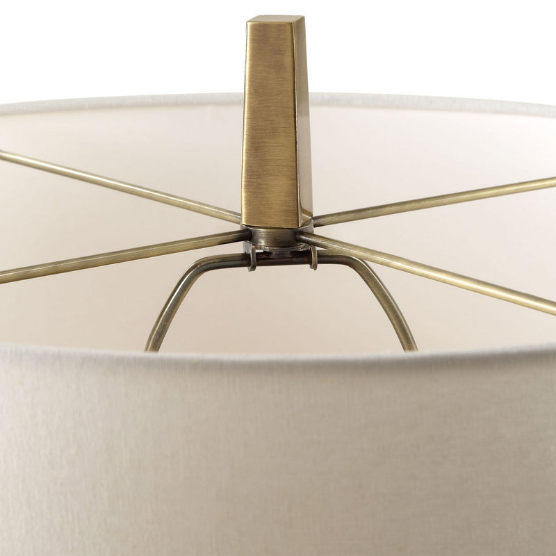 Uttermost 30410 One Light Table Lamp, Antique Brass