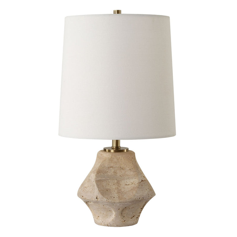 Uttermost 30414-1 One Light Accent Lamp, Antique Brass