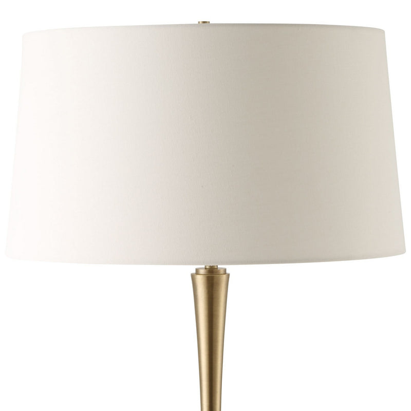 Uttermost 30416 One Light Floor Lamp, Antique Brass