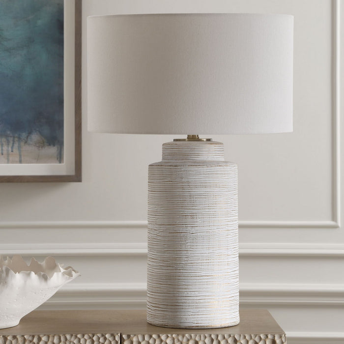 Uttermost 30419 One Light Table Lamp, Brass