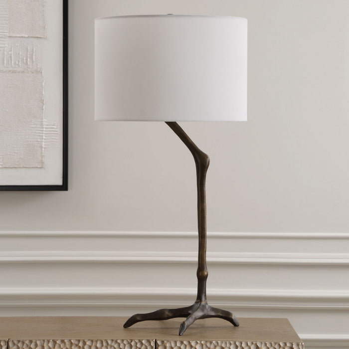 Uttermost 30420-1 One Light Table Lamp, Antique Bronze