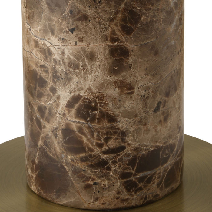 Uttermost 30422 One Light Buffet Lamp, Antique Brass