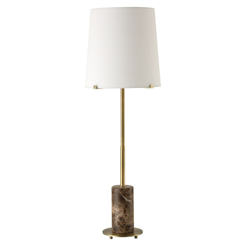 Uttermost 30422 One Light Buffet Lamp, Antique Brass