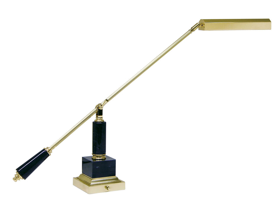 House of Troy PS10-190-M One Light Piano/Desk Lamp, Polished Brass