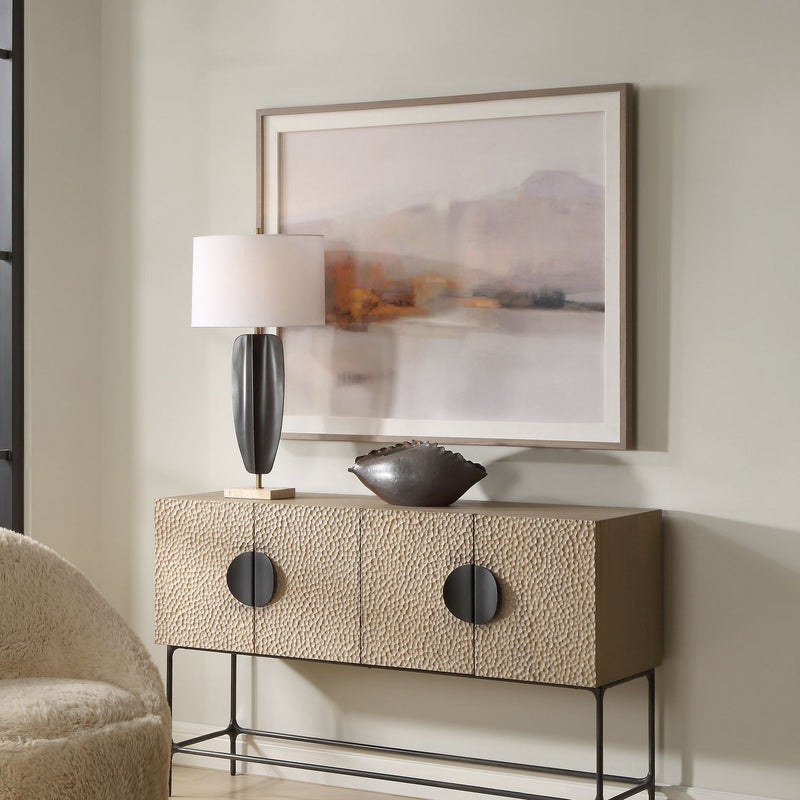 Uttermost 32348 Landscape Print, Pine Wood