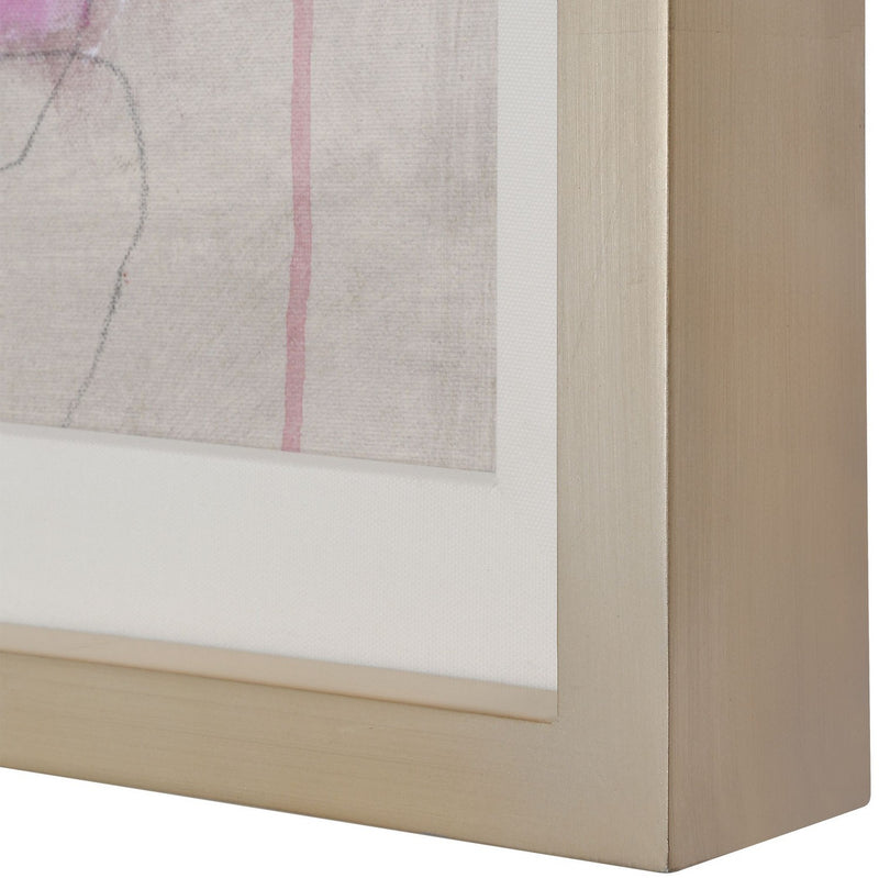 Uttermost 32351 Wall Art, Brushed Champagne Silver