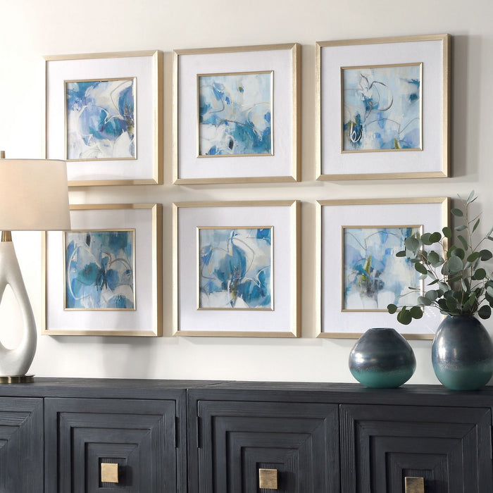 Uttermost 32354 Wall Art, Brushed Soft Gold