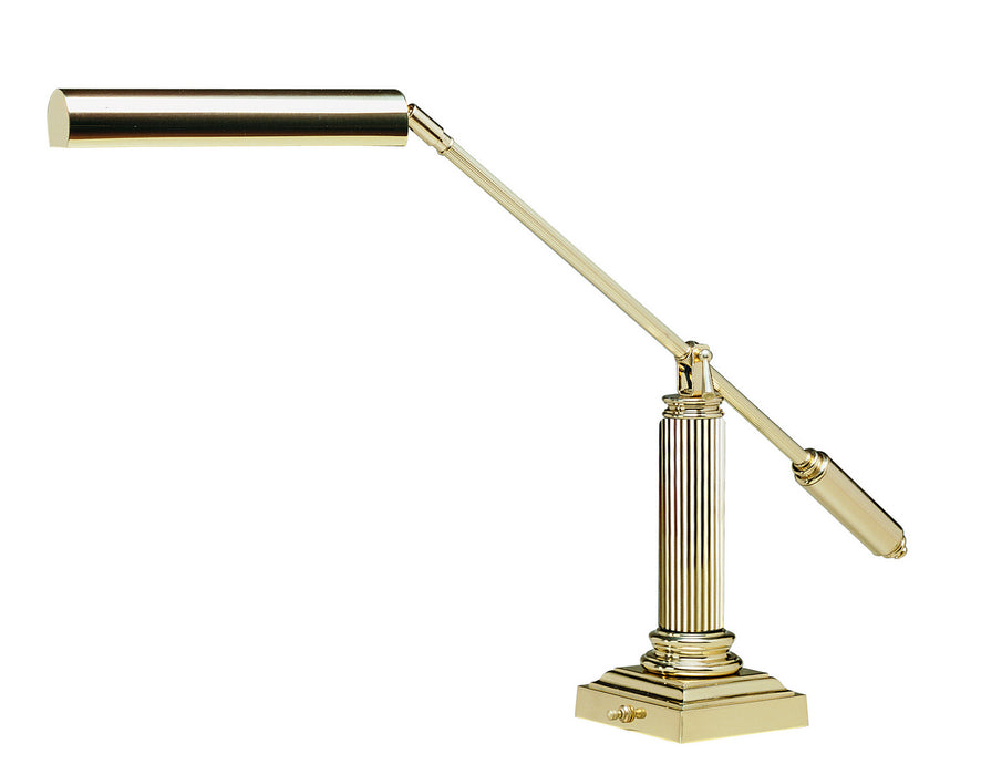 House of Troy P10-191-61 One Light Piano/Desk Lamp, Polished Brass
