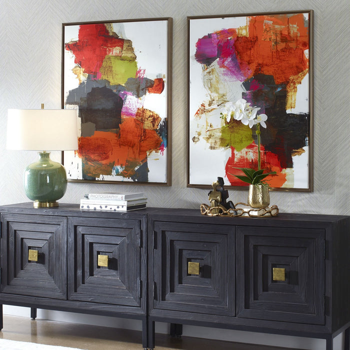 Uttermost 32369 Wall Art, Solid Wood