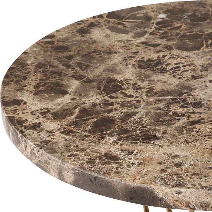 Uttermost 50002 Accent Table, Brass