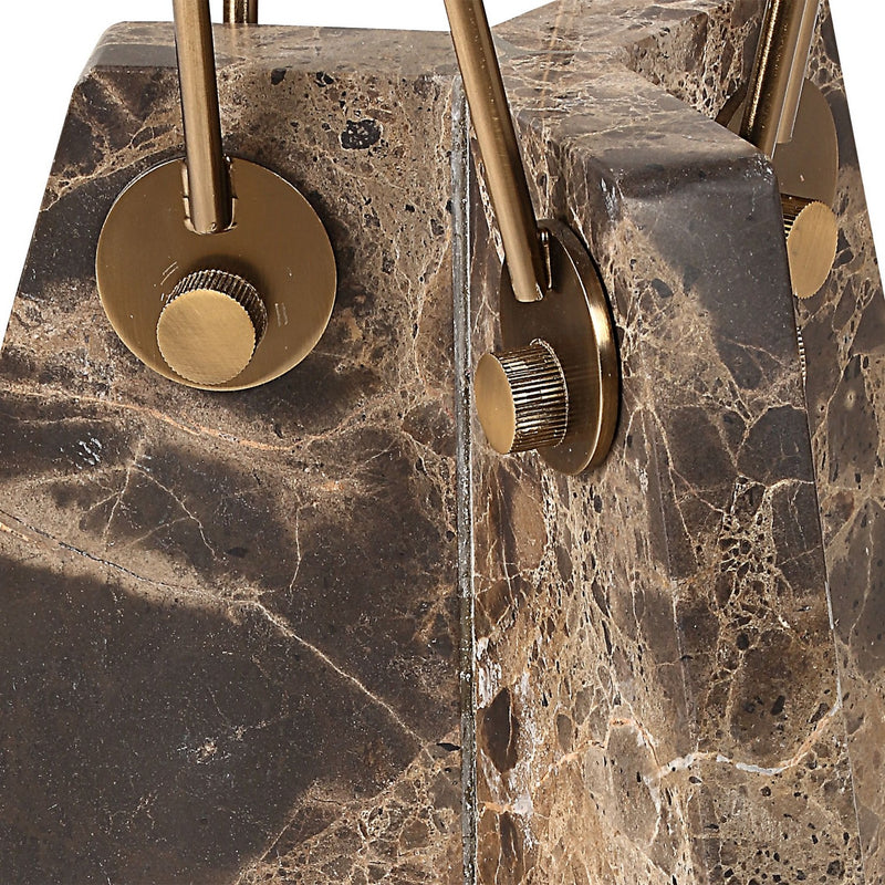 Uttermost 50002 Accent Table, Brass