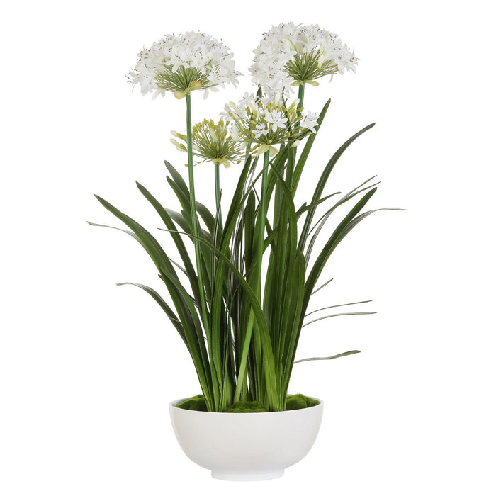 Uttermost 60221 Centerpiece, Gloss White