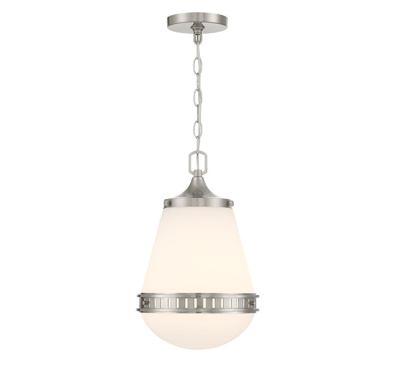 Lighting One E V6-L7-7950-1-SN One Light Pendant, Satin Nickel