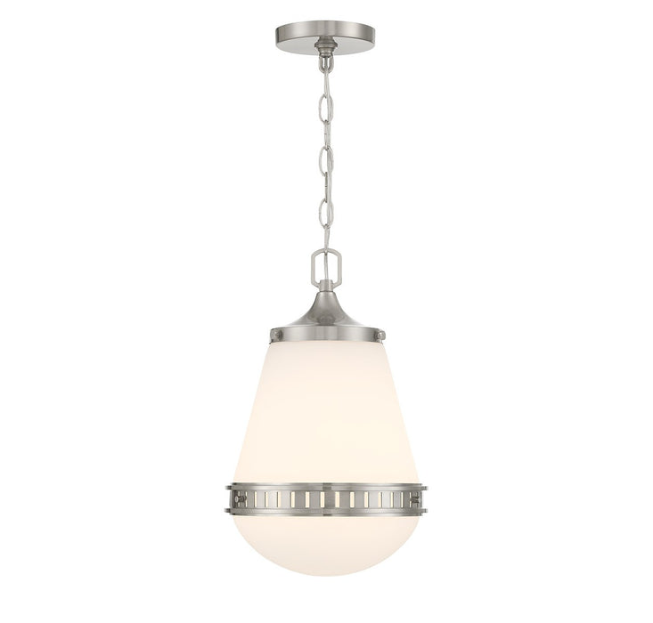 Lighting One E V6-L7-7950-1-SN One Light Pendant, Satin Nickel