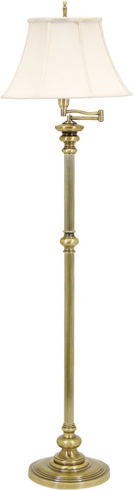 House of Troy N604-AB One Light Floor Lamp, Antique Brass
