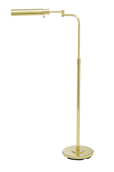 House of Troy PH100-61-F One Light Floor Lamp, Polished Brass