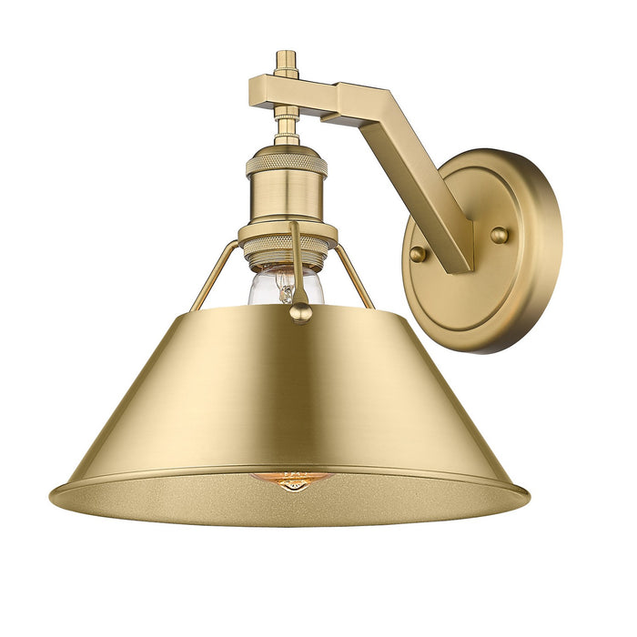 Golden 3306-1W BCB-BCB One Light Wall Sconce, Brushed Champagne Bronze