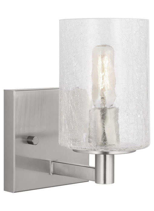 Generation Lighting GLV1031BS One Light Wall / Bath Sconce, Brushed Steel