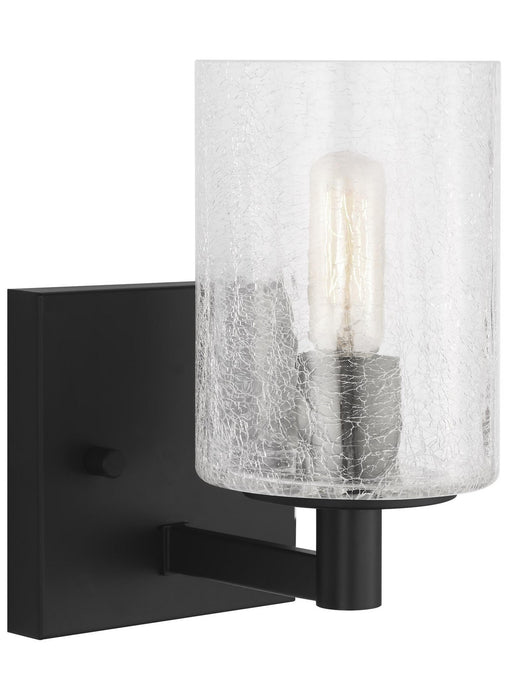 Generation Lighting GLV1031MBK One Light Wall / Bath Sconce, Midnight Black