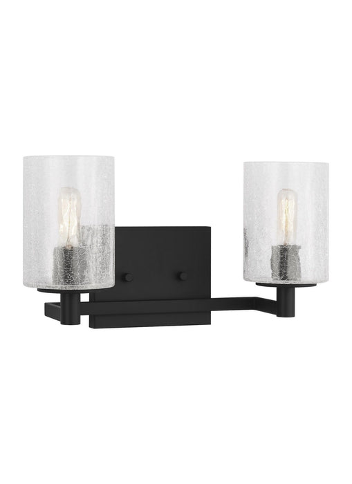 Generation Lighting GLV1032MBK Two Light Wall / Bath, Midnight Black
