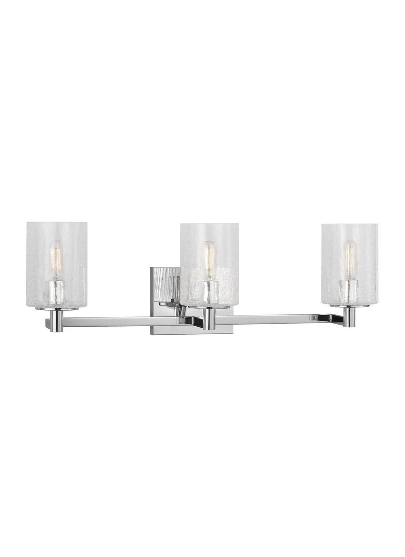 Generation Lighting GLV1033CH Three Light Wall / Bath, Chrome
